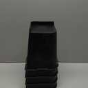 4Pcs 8inch Furniture Risers Bed Raising Blocks Bed Legs Risers Trapezoidal Shape