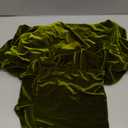 Velvet Throw Pillow Cover Soft Decorative Luxurious Solid Square Cushion Case for Sofa Couch Bedroom Farmhouse,Pack of 2, 18 x 18 Inches, Olive Green