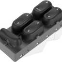 Front Left Driver Side Master Power Window Switch - Compatible for Lincoln Navigator 1999-2002 Base 5.4L V8 - Gas - Replace Part XL1Z14529BA