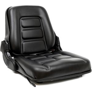 Universal Forklift Seat, Tractor Seat with Adjustable Angle Back,Micro Switch and Slide,for Tractor,Excavator Skid Loader Backhoe Dozer Telehandler ZTR‘s Equipment Construction