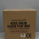 ProSource Foam Puzzle Floor Play Mat for Kids and Babies with Solid Colors, 36 or 16 Interlocking Tiles with Borders, Pink/Purple/Beige