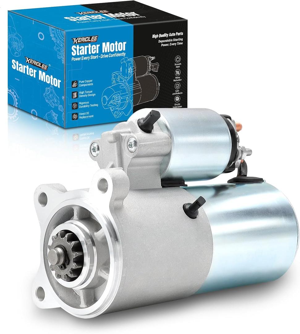 Starter Compatible with Ford 99-13 Expedition F53 F150 F250 F-350 F450 F550 Super-Duty Lincoln Navigator, 06-08 Mark LT, 00-05 Excursion, 05-10 Mustang,V8 V10, Replace# 6646N, 4L34-11000-AA