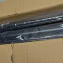Heavy Duty Tension Curtain Rod No Drilling 41-118 Inch, One-Click Adjustable Curtain Rods for Window, Patio, Outdoor, Bathroom & Sliding Glass Door, Rust-Resistant, 1.26 Inch Diameter, Black