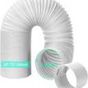 Portable Air Conditioner Hose with Coupler, 5.9"/15CM Anti-Clockwise Thread Universal AC Exhaust Vent Duct, AC Tube Hose Kit Extension Parts Accessories Length up to 59