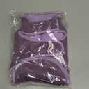 Malier Dog Winter Coat, Reversible Fleece Dog Cold Weather Coats, Windproof Warm Snow Puppy Jacket Vest Pet Clothes (Purple, Medium)