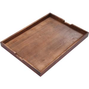 Square Walnut Wooden Stove Top Cover, Walnut Wooden Noodle Board Stove Cover for Gas Stove Extra Large Cutting Board for Kitchen for Counter Space & Decorative Tray