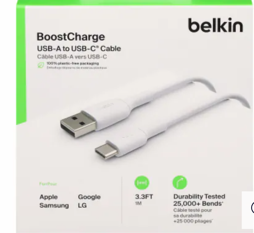 Home Electronics Phones Belkin USB-A to USB-C® Cable
