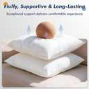 Pack of 4 18x18 Outdoor Pillow Inserts, Water Resistant Throw Pillow Inserts, Cushion Inner Pads for Patio, Furniture, Sofa, Bed, Living Room, Garden Decorative Waterproof Pillow Inserts