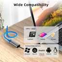USB-C to Ethernet Adapter, WALNEW USBC to RJ45 Lan Adapter, Gigabit Cat Network Cable Converter to Type C Thunderbolt 3 for Mac,MacBook Pro/Air,iPad 10th,Dell XPS,Chromebook,Surface,Samsung Galaxy Tab