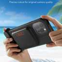 ESR Waterproof Phone Pouch for iPhone 15 Pro Max /14 Pro Max, Underwater Touch Sensitivity, IPX8 Floating Waterproof Cellphone Case with Lanyard, Dry Bag for Snorkeling, Black