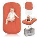 Infant Support Cushion - Snuggle Cozy Me Infant Support Cushion for Newborns | Breathable & Soft, Portable Awake-Time Pad, Essential Baby Gift (Lounger Cover Included)