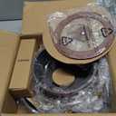 CAROTE 11pcs Ceramic Cookware Set, Pots and Pans Set Non stick, Induction Kitchen Cookware with Removable Handle, RV Dishwasher  Oven Safe, RV/Camping Cookware, PFOA Free, Brown