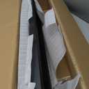 4Pcs U-Shaped Stair Handrail, Matte Black Hand Rail for Indoor Steps, Wrought Iron Outdoor Stair Railing for Porches, Decks, Lofts, 35.4in (4Pcs, Black)