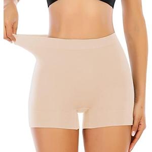 Seamless Shaping Boyshorts Panties for Women Slip Shorts Under Dress Shapewear Shorts Tummy Control Underwear, L