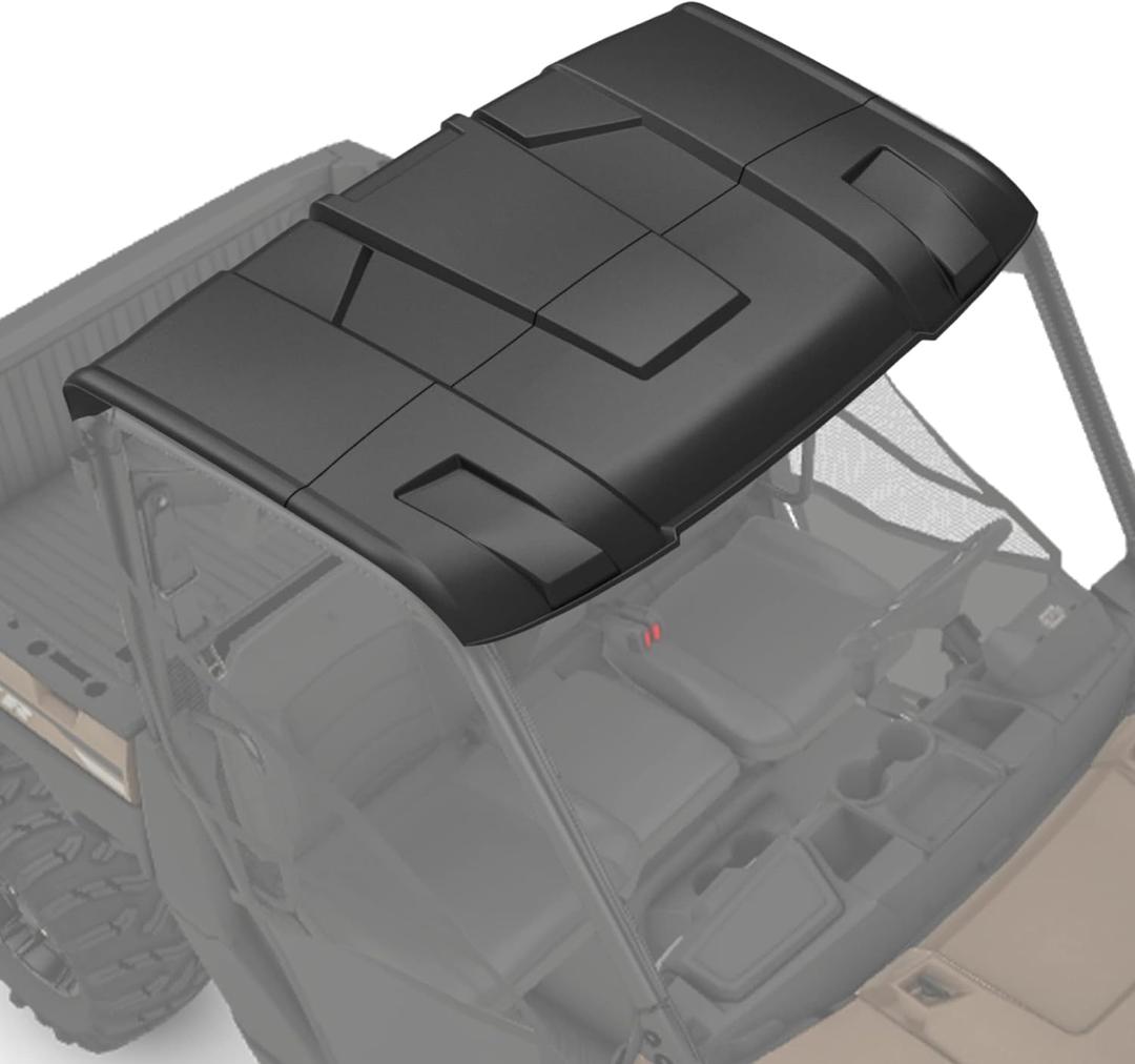 SAUTVS Sport Roof for Ranger XP 1000 900, Dustproof Resistant Hard Coat Poly Lock & Ride 2-Piece Combination Roof for Polaris Ranger 1000 900 XP 3 Seater 2013-2024 Accessories(2PCS, 2882911)