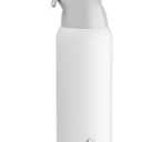 Insulated Water Bottle with Straw - Encool Stainless Steel Water Bottle, Reusable Leakproof and BPA-Free for Sports, Travel, Cold for 24 Hours, 32 oz, Snowflake