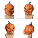 Halloween Scary Pumpkin Mask Masquerade Cosplay Costume Accessories Latex Pumpkin Head Mask for Party