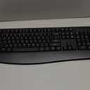 Wireless Keyboard and Mouse Combo, Full-Sized 2.4GHz Wireless Keyboard with Comfortable Palm Rest and Optical Wireless Mouse for Windows, Mac OS PC/Desktops/Computer/Laptops (Black)