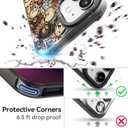 Magnetic for iPhone 11 Magsafe Case Cute Aesthetic - Durable Fashion Funny Phone Case - Girly Bear Pattern Print Cover Design for Woman Girl 6.1 inches Black