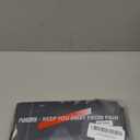 Plantar Fasciitis Sock (6 Pairs) for Men and Women, Compression Foot Sleeves with Arch and Ankle Support, Black, X-Large