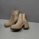 SM New York Klarisa Taupe Ankle Boots, Size 9.5