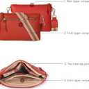 Real Leather Small Crossbody Bags/Purses For Women With Adjustable & Removable Strap