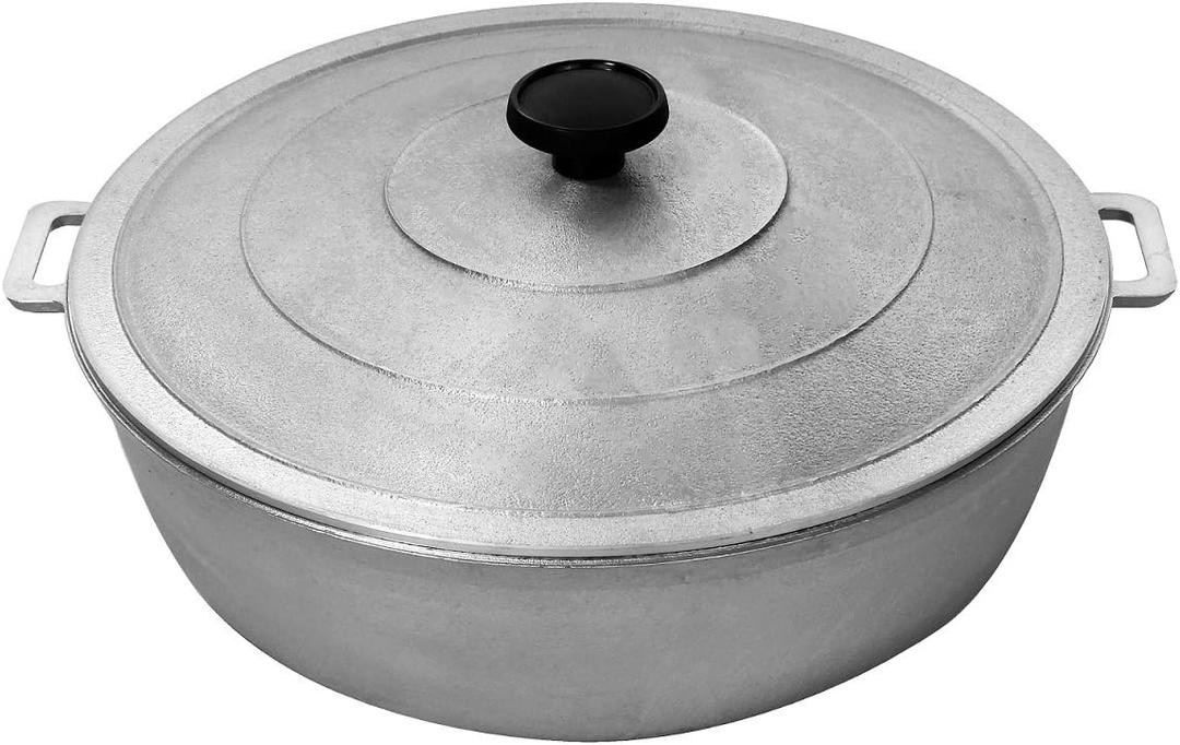 Uniware 9900 Super Quality Aluminum Caldero,Dutch Oven,2 QT,Silver (20cm (7.9-Inch))