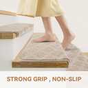 NEKL Bullnose Carpet Stair Treads for Wooden Steps Indoor 10" x 40"
