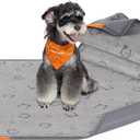 Feandrea Washable Pee Pads for Dogs, 2 Pack, Reusable Dog Pads, 36 x 34 Inches, M, Waterproof Pet Training Pads, Leakproof, Non-Slip, Super Absorbent, for Dogs, Cats, Rabbits, Dove Gray UPTD002G01