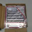 2PCS Car Side Vent Cover Hood Intake Bezel Trim Molding Compatible with 2003-2009 Hummer H2,Side Scoop Hood Cover Car Exterior Accessories (Silver)