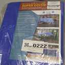 Large Waterproof Tarp - Heavy Duty 10 Mil Thick Poly Tarpaulin Ideal for Canopy Tents, Boats, RV or Pool Covers - Multipurpose Protective Tarps with Grommets for Indoor, Outdoor Use | 10' x 12' 2 Pack