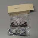 CCVOO 1.5 Oprah Style Reading Glasses for Women, Eyeglasses, Blue Light Readers for Women, Computer Eye Glasses (Black + Transparent + Marbel Mint + Leopard-Brown)