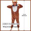 SWEETXIN Adult Unisex Onesie Pajamas Halloween Christmas Cosplay Costume Suit for Women and Men (M)