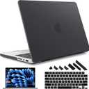 May Chen Case for MacBook Pro 14 inch, A2442 A2779 A2918 A2992 A3401 A3185 A3112 A3434, M1 M2 M3 M4 M5 (2021-2025 Release), Plastic Hard Shell Case with Keyboard Cover, Black