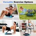 DERACY Sit Up Exercise Equipment, Adjustable Ab Machine, Multi-Functional Sit Up Machine, Ab Workout Equipment, Ab Trainer Machine for Women Men