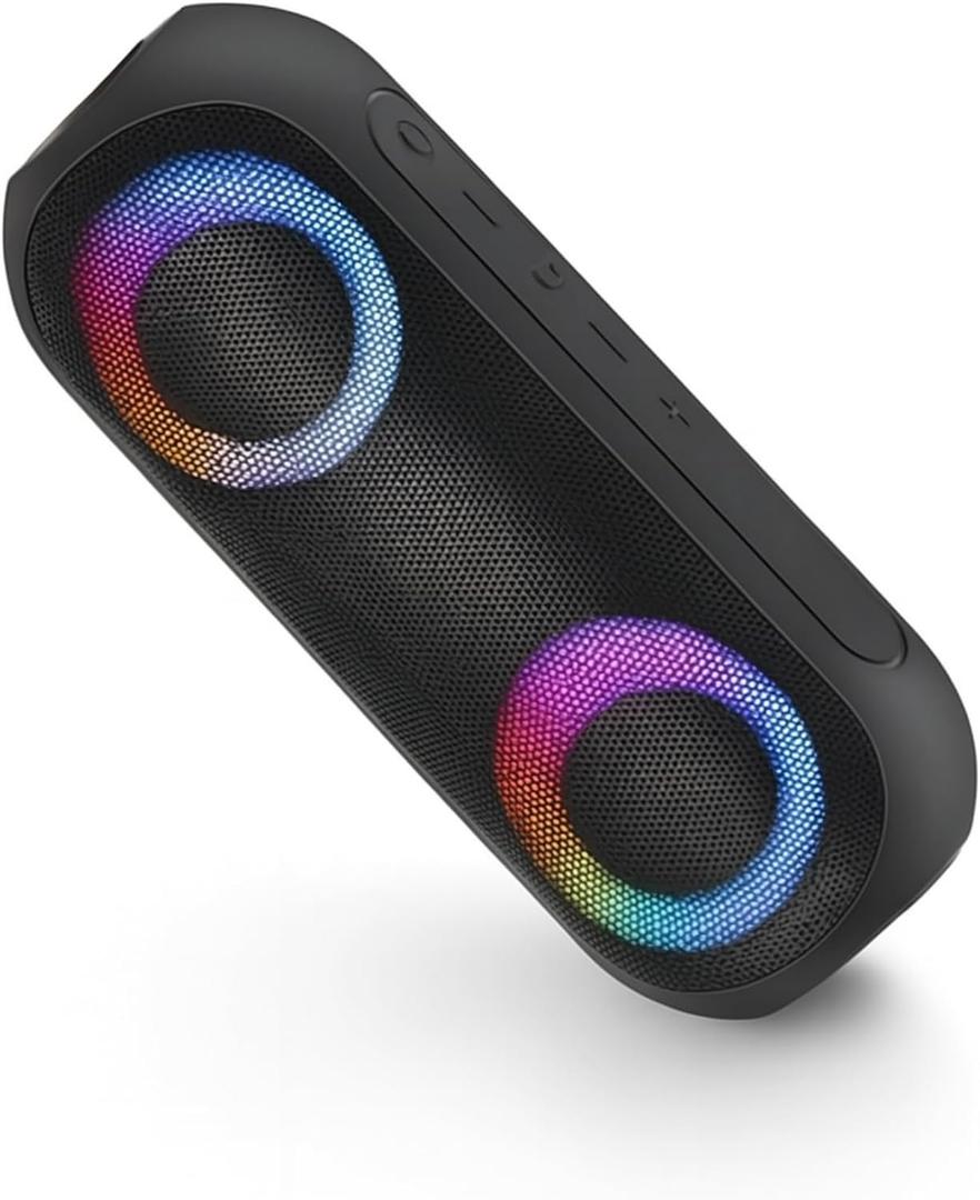 NOTABRICK Bluetooth Speaker, 15W Portable Speakers Bluetooth Wireless V5.0 with Stereo Sound, Active Extra Bass, IPX67 Waterproof Shower Speaker, Double Pairing, for Party, Home Theater, Game Theater NOTABRICK Bluetooth Speaker, 15W Portable Speakers Bluetooth Wireless V5.0 with Stereo Sound, Active Extra Bass, IPX67 Waterproof Shower Speaker, Double Pairing, for Party, Home Theater, Game Theater