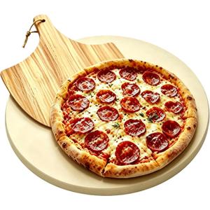 16" Pizza Stone for Oven & Grill | Crispy Crust Baking, round 16*16IN