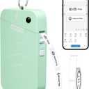 ORGSTA S001 Label Maker Machine with Tape, Portable Bluetooth Label Maker for Home and Office Organization, Thermal Label Printer Mini Sticker Maker with Multiple Templates, Green