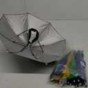 3 Pieces Rainbow Umbrella Hats Camouflage Fishing Cap Beach Umbrella Headband