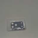 Uyiton Compatible with iPhone 17 Pro Max Camera Lens Protector - [Not Easy to Break][Strong Adsorption][Case-Friendly] Metal Tempered Glass Rear Camera Screen Cover - Deep Blue