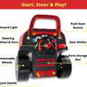 Large Truck Engine Toy — Interactive Steering Wheel, Engine Building Kit & Kids Mechanic Tool Set with Light & Sound – 56 PCS Take Apart Toys for Boys Ages 3+