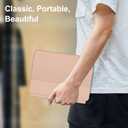 D DINGRICH Keyboard Case for iPad Pro 12.9 inch (3/4/5/6th Gen) & iPad Air 13 Inch (M3/M2) Magic Keyboard, Easy-Set Floating Cantilever Stand, Precision Multi-Touch Trackpad,Pink