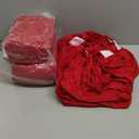 Newwiee Spandex Chair Covers Bulk - Stretch Folding Flat Front Fitted Universal Chair Protector Pack Removable Washable for Wedding Party Dining Banquet Event(Red,50 Pcs)