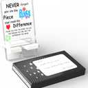 6 x Thank You Gifts for Women, Men, Teacher Appreciation Gifts for Coworker, Boss, Friends or BestiesDecorative Gift, Clear Acrylic Office Decor, Also a Stand for Phones (5.6"x3.15")