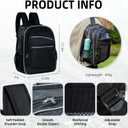 Large Mesh Backpack for School 27L with Reflective Strips, See Through Travel Backpack for Women Men Beach Outdoor