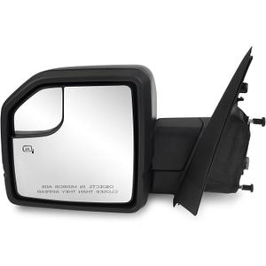 Left Driver Side Door Mirror Assembly Compatible with Ford F150 2015-2020 with Turn Signal, Power Heated, Blind Spot Glass Replaces FL3Z17683CB (6 Pins)
