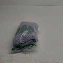 utcoco Womens Casual Short Sleeve Button Down Tie Waist Ruffled Striped Maxi Shirt Dress (Large, Blue)