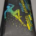 RENRANRING Pulley System, Weight Cable Pulley System for Home Gym,Cable Machine Attachment with 2 in 1 LAT Pull Down Bar,Tricep Rope,Long Strap,Exercise Handles for Biceps Curl, Forearm (Black)