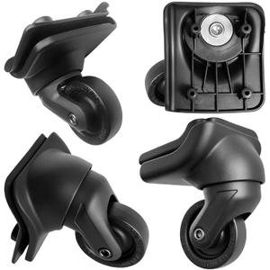 Luggage Wheels Replacement for Suitcase, Spinner Wheels Replacement Parts Roller Suitcase Tourister Travel Trunk Caster Luggage Kit (4 Pcs)