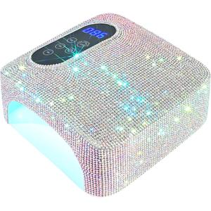 72W Cordless Led Nail Lamp, Rechargeable Nail Dryer, Portable Gel UV Led Nail Light with 4 Timer Setting Sensor, Professional Wireless Gel Nail Lights Nail Art Manicure Tools for Home and Salon (Diamond) 72W Cordless Led Nail Lamp, Rechargeable Nail Dryer, Portable Gel UV Led Nail Light with 4 Timer Setting Sensor, Professional Wireless Gel Nail Lights Nail Art Manicure Tools for Home and Salon (Diamond)